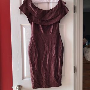 Maroon dress
